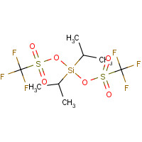 85272-30-6 [di(propan-2-yl)-(trifluoromethylsulfonyloxy)silyl] trifluoromethanesulfonate chemical structure