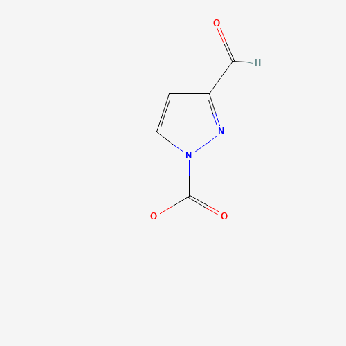 853803-43-7 tert-butyl 3-formylpyrazole-1-carboxylate chemical structure