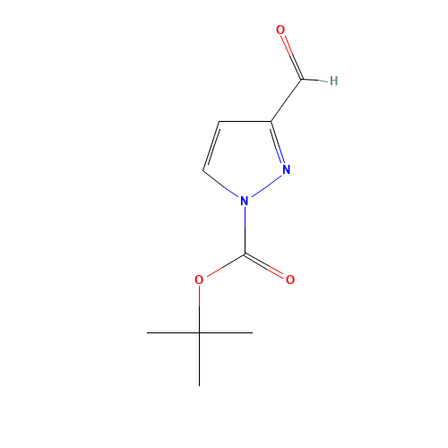 853803-43-7 tert-butyl 3-formylpyrazole-1-carboxylate chemical structure