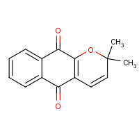 15297-92-4 2,2-dimethylbenzo[g]chromene-5,10-dione chemical structure