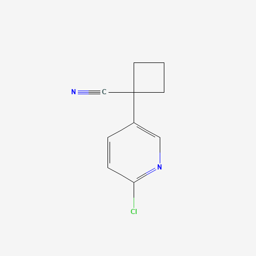 485828-75-9 1-(6-chloropyridin-3-yl)cyclobutane-1-carbonitrile chemical structure