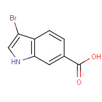 219508-19-7 3-bromo-1H-indole-6-carboxylic acid chemical structure