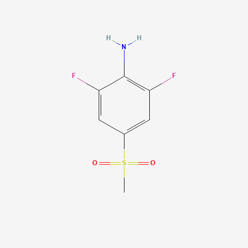 1147557-74-1 2,6-difluoro-4-methylsulfonylaniline chemical structure