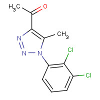 519056-56-5 1-[1-(2,3-dichlorophenyl)-5-methyltriazol-4-yl]ethanone chemical structure