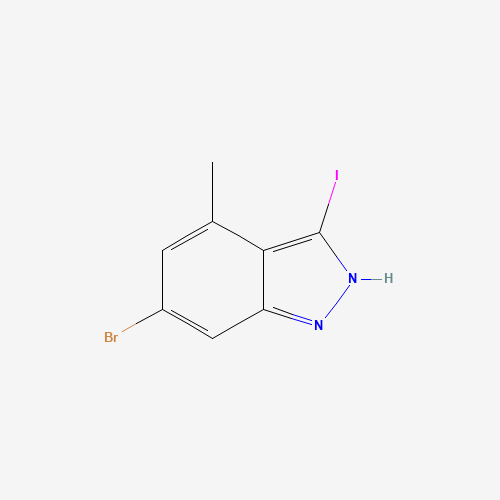 885521-53-9 6-bromo-3-iodo-4-methyl-2H-indazole chemical structure