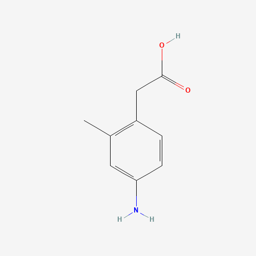 34841-55-9 2-(4-amino-2-methylphenyl)acetic acid chemical structure