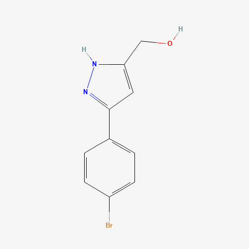1192020-75-9 [3-(4-bromophenyl)-1H-pyrazol-5-yl]methanol chemical structure