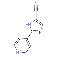 34626-11-4 2-pyridin-4-yl-1H-imidazole-5-carbonitrile chemical structure