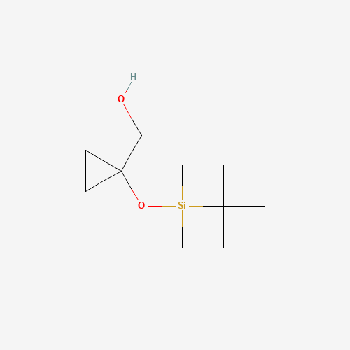 130632-73-4 [1-[tert-butyl(dimethyl)silyl]oxycyclopropyl]methanol chemical structure