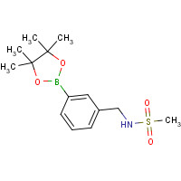 843646-66-2 N-[[3-(4,4,5,5-tetramethyl-1,3,2-dioxaborolan-2-yl)phenyl]methyl]methanesulfonamide chemical structure