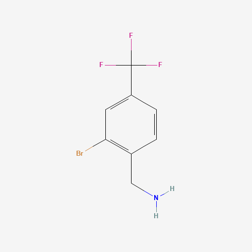 1001109-50-7 [2-bromo-4-(trifluoromethyl)phenyl]methanamine chemical structure