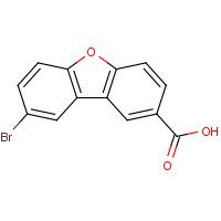 133953-32-9 8-bromodibenzofuran-2-carboxylic acid chemical structure