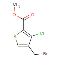 229342-84-1 methyl 4-(bromomethyl)-3-chlorothiophene-2-carboxylate chemical structure