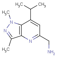 1285387-70-3 (1,3-dimethyl-7-propan-2-ylpyrazolo[4,3-b]pyridin-5-yl)methanamine chemical structure
