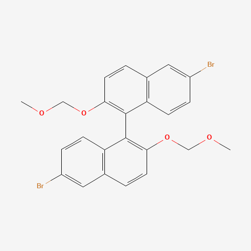 211560-97-3 6-bromo-1-[6-bromo-2-(methoxymethoxy)naphthalen-1-yl]-2-(methoxymethoxy)naphthalene chemical structure
