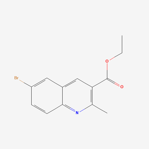 948289-14-3 ethyl 6-bromo-2-methylquinoline-3-carboxylate chemical structure