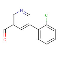 855301-00-7 5-(2-chlorophenyl)pyridine-3-carbaldehyde chemical structure