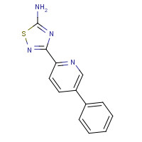 1179360-74-7 3-(5-phenylpyridin-2-yl)-1,2,4-thiadiazol-5-amine chemical structure
