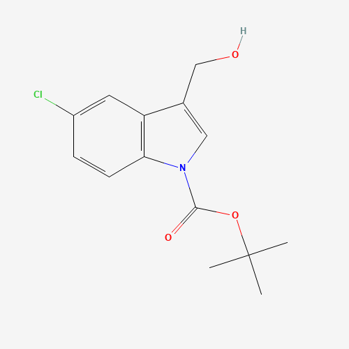 1260882-43-6 tert-butyl 5-chloro-3-(hydroxymethyl)indole-1-carboxylate chemical structure