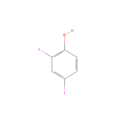 2012-29-5 2,4-diiodophenol chemical structure
