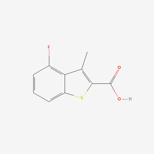 852940-49-9 4-fluoro-3-methyl-1-benzothiophene-2-carboxylic acid chemical structure