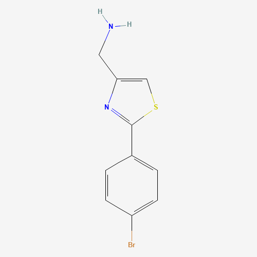 89152-87-4 [2-(4-bromophenyl)-1,3-thiazol-4-yl]methanamine chemical structure