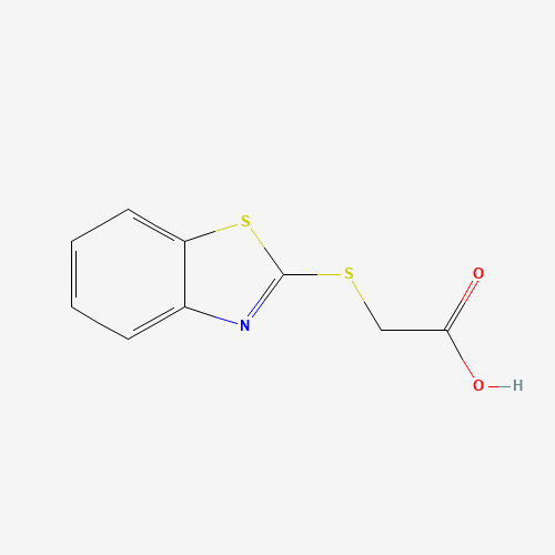 6295-57-4 2-(1,3-benzothiazol-2-ylsulfanyl)acetic acid chemical structure