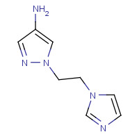 1029413-48-6 1-(2-imidazol-1-ylethyl)pyrazol-4-amine chemical structure