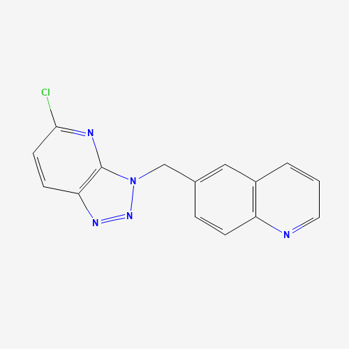 1313726-84-9 6-[(5-chlorotriazolo[4,5-b]pyridin-3-yl)methyl]quinoline chemical structure