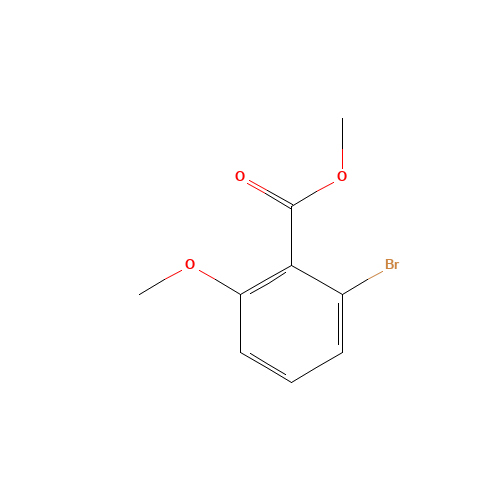 31786-46-6 methyl 2-bromo-6-methoxybenzoate chemical structure