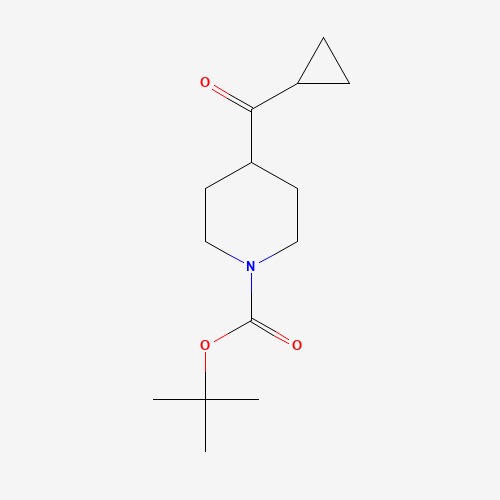 1332455-34-1 tert-butyl 4-(cyclopropanecarbonyl)piperidine-1-carboxylate chemical structure