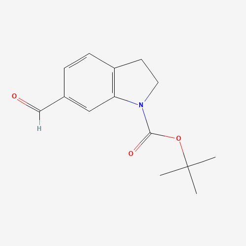 391668-75-0 tert-butyl 6-formyl-2,3-dihydroindole-1-carboxylate chemical structure