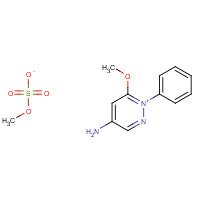30578-37-1 6-methoxy-1-phenylpyridazin-1-ium-4-amine;methyl sulfate chemical structure