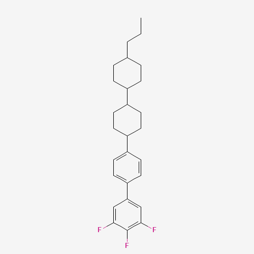 137529-41-0 1,2,3-trifluoro-5-[4-[4-(4-propylcyclohexyl)cyclohexyl]phenyl]benzene chemical structure