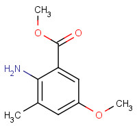 1007113-24-7 methyl 2-amino-5-methoxy-3-methylbenzoate chemical structure