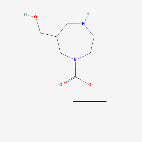 1053656-94-2 tert-butyl 6-(hydroxymethyl)-1,4-diazepane-1-carboxylate chemical structure