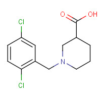 896045-33-3 1-[(2,5-dichlorophenyl)methyl]piperidine-3-carboxylic acid chemical structure