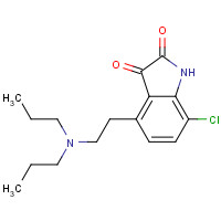102842-50-2 7-chloro-4-[2-(dipropylamino)ethyl]-1H-indole-2,3-dione chemical structure