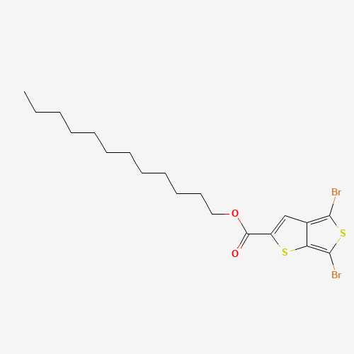 1098102-93-2 dodecyl 4,6-dibromothieno[2,3-c]thiophene-2-carboxylate chemical structure