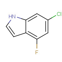885520-88-7 6-chloro-4-fluoro-1H-indole chemical structure