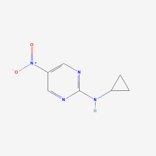 1161609-25-1 N-cyclopropyl-5-nitropyrimidin-2-amine chemical structure