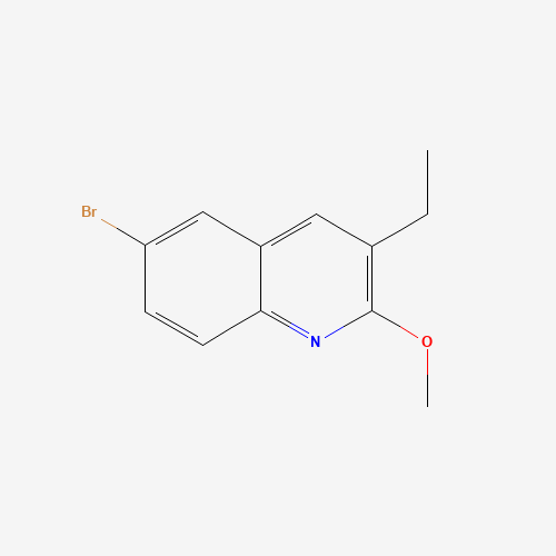 409346-71-0 6-bromo-3-ethyl-2-methoxyquinoline chemical structure