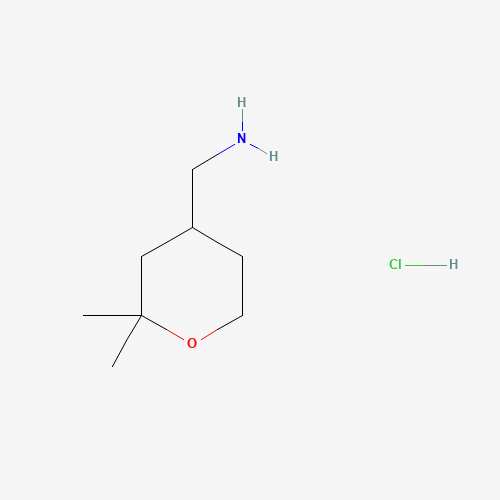 1311254-48-4 (2,2-dimethyloxan-4-yl)methanamine;hydrochloride chemical structure