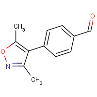 630392-25-5 4-(3,5-dimethyl-1,2-oxazol-4-yl)benzaldehyde chemical structure