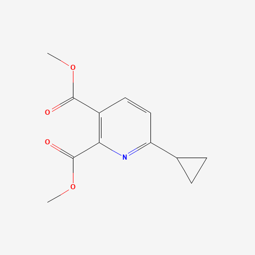 1445596-28-0 dimethyl 6-cyclopropylpyridine-2,3-dicarboxylate chemical structure