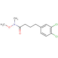 1389551-93-2 4-(3,4-dichlorophenyl)-N-methoxy-N-methylbutanamide chemical structure