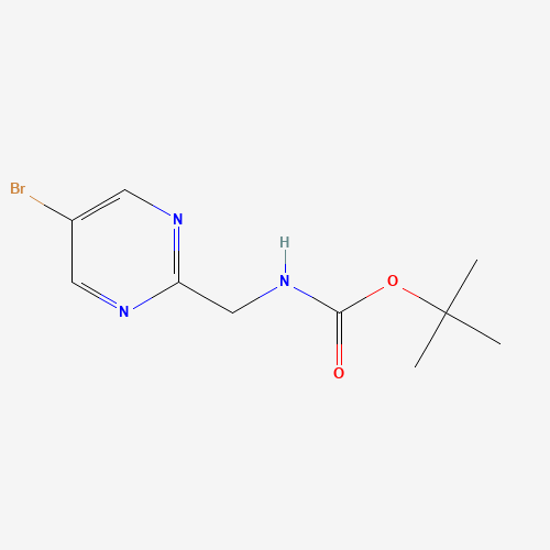 1235451-38-3 tert-butyl N-[(5-bromopyrimidin-2-yl)methyl]carbamate chemical structure