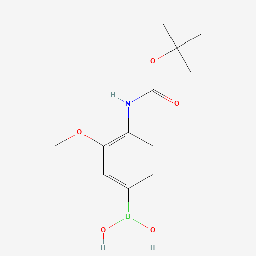 669713-95-5 [3-methoxy-4-[(2-methylpropan-2-yl)oxycarbonylamino]phenyl]boronic acid chemical structure