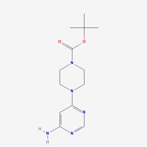 436851-80-8 tert-butyl 4-(6-aminopyrimidin-4-yl)piperazine-1-carboxylate chemical structure
