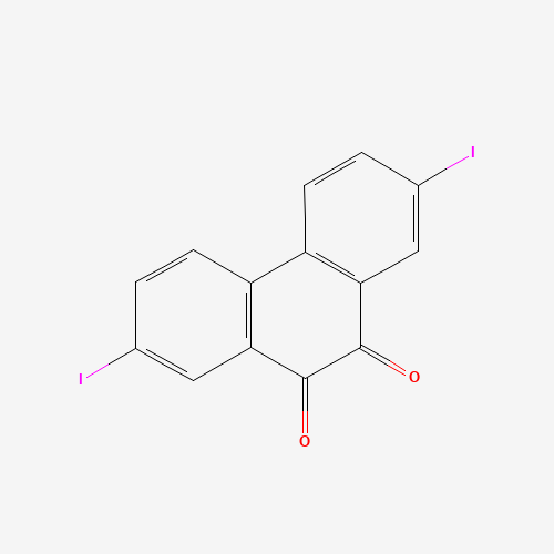 16218-32-9 2,7-diiodophenanthrene-9,10-dione chemical structure